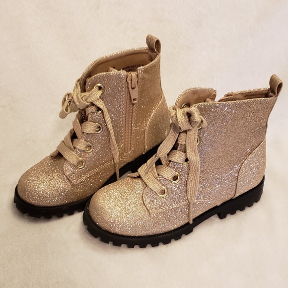 Cat Jack Toddler Glitter Ankle Boots 